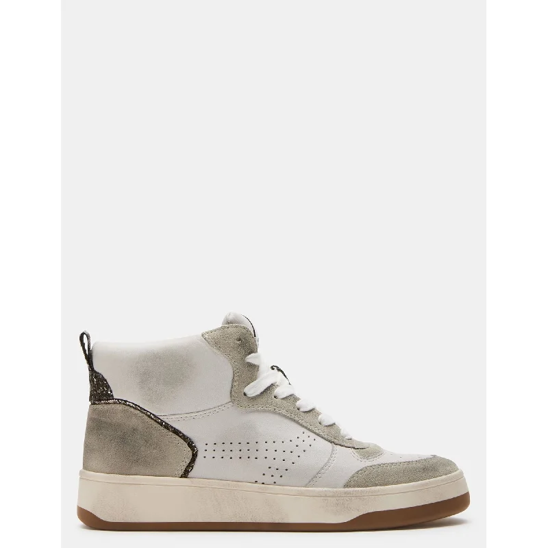 Women's Flexible Sole Shoes FINNIAN WHITE LEATHER