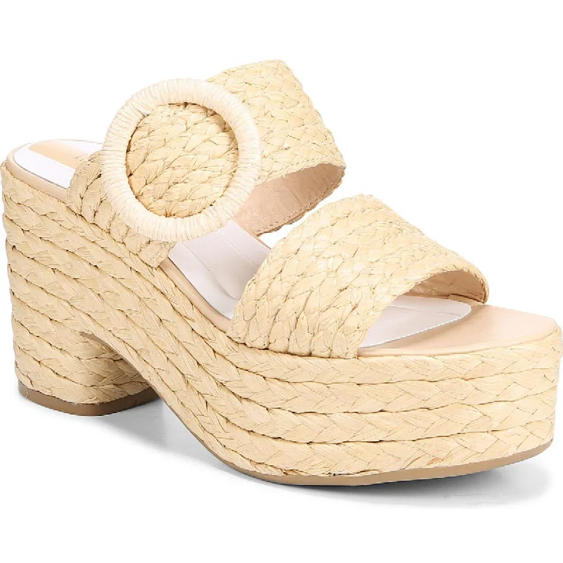 Browse Our Top Products Franco Sarto Womens Costa Raffia Slip On Heels