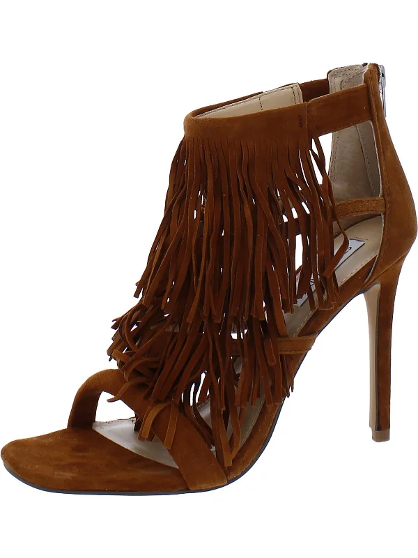 Refined Fashion Sale Fringly Womens Suede Rhinestone Heels
