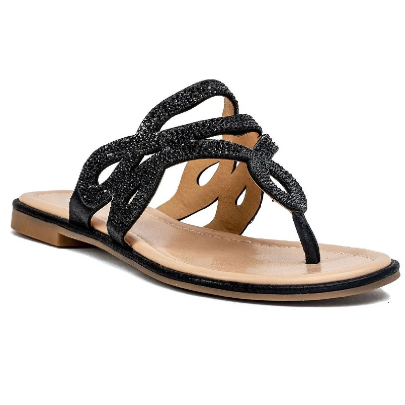 Special Offers GC Shoes Womens Amelia Embellished Flat Sandals