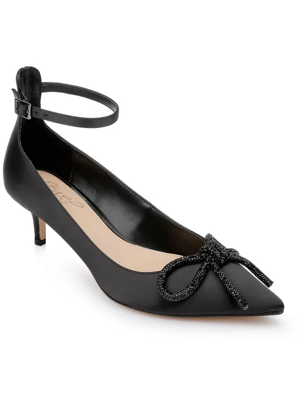 Feminine Fashion Sale GERANIUM Womens Satin Ankle Strap