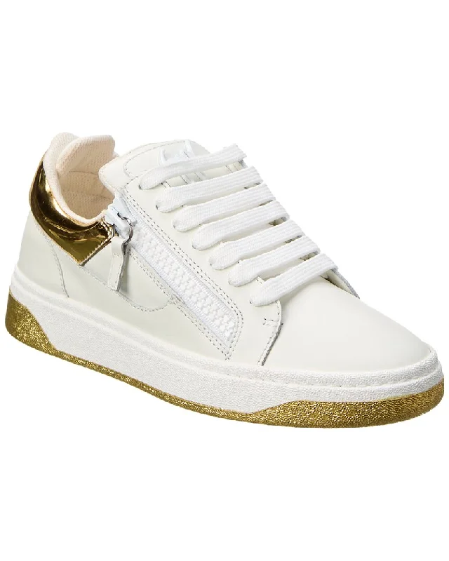 Slip-Resistant Shoes Discount Giuseppe Zanotti GZ/94 Leather Sneaker