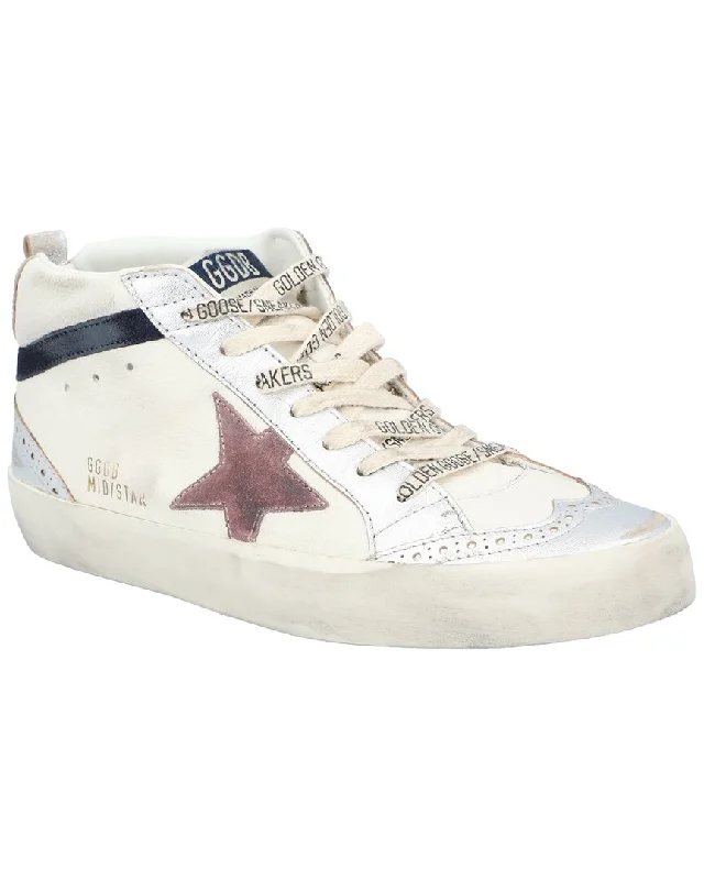 Stylish Women's Footwear Golden Goose Mid Star Leather Sneaker