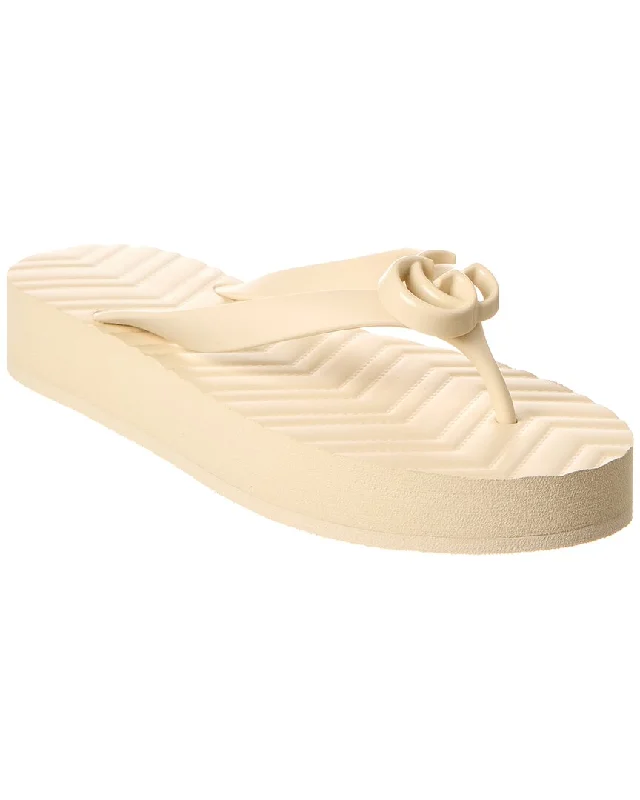 Exclusive Deals Online Gucci Chevron Platform Sandal