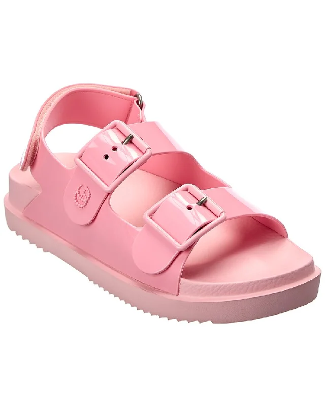 Classic Elegance Sales Gucci Double G Rubber Sandal