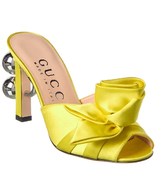 Cozy Comfort Style Sale Gucci Satin Sandal