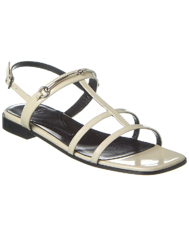 Elevated Casual Discounts Gucci Slim Horsebit Leather Sandal