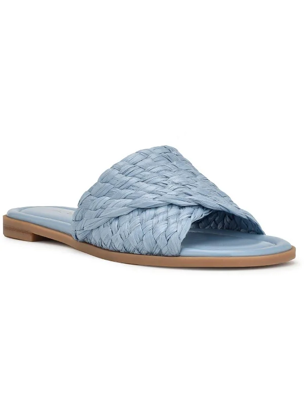 Water-Resistant Shoes Sale Havah  Womens Slip On Open Toe Slide Sandals