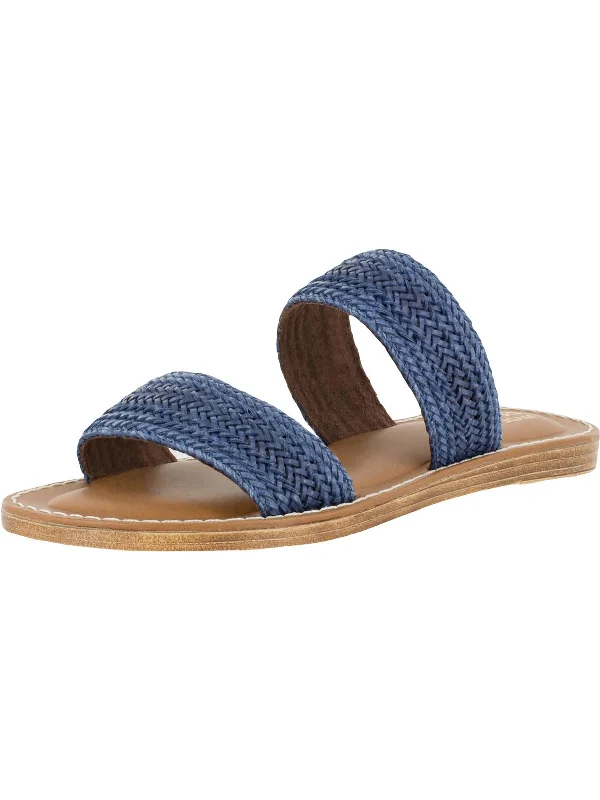Walking Comfort Shoes Imo-Italy Womens Slip On Open Toe Slide Sandals