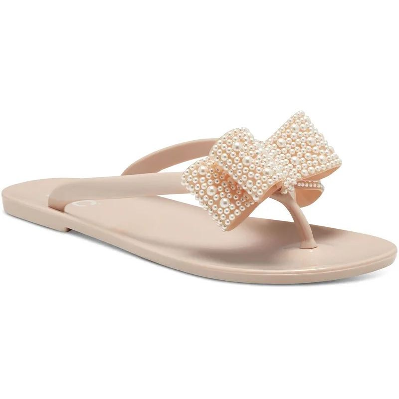 Athleisure Style Sale INC Womens Madena Slip On Flat Jelly Sandals