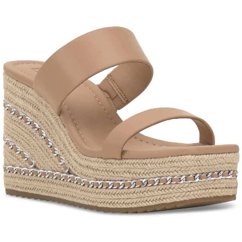 Laid-Back Fashion Offers INC Womens NYLANA Square Toe  Wedge Sandals