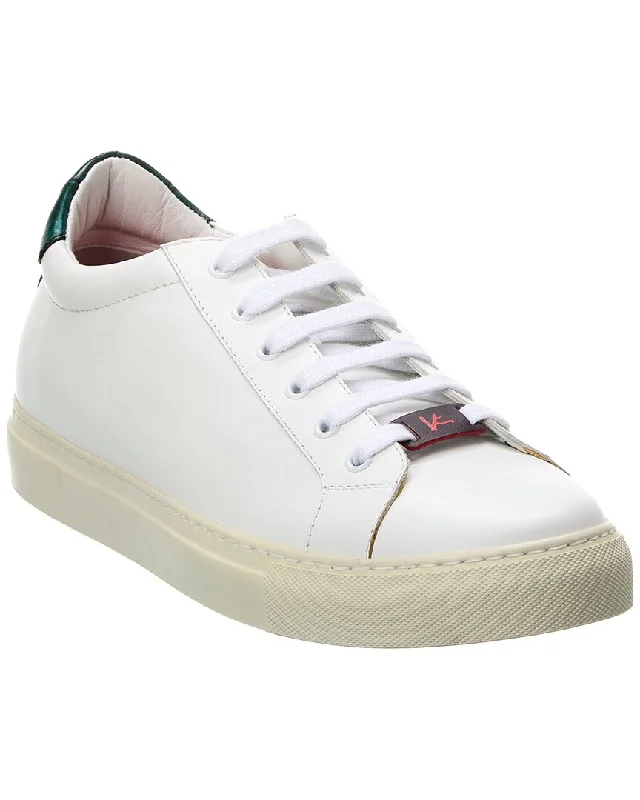 Trendy Footwear Sale ISAIA Leather Sneaker