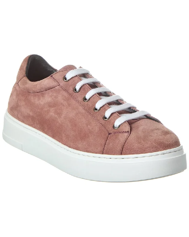 Comfortable Shoes Promotion ISAIA Suede Sneaker