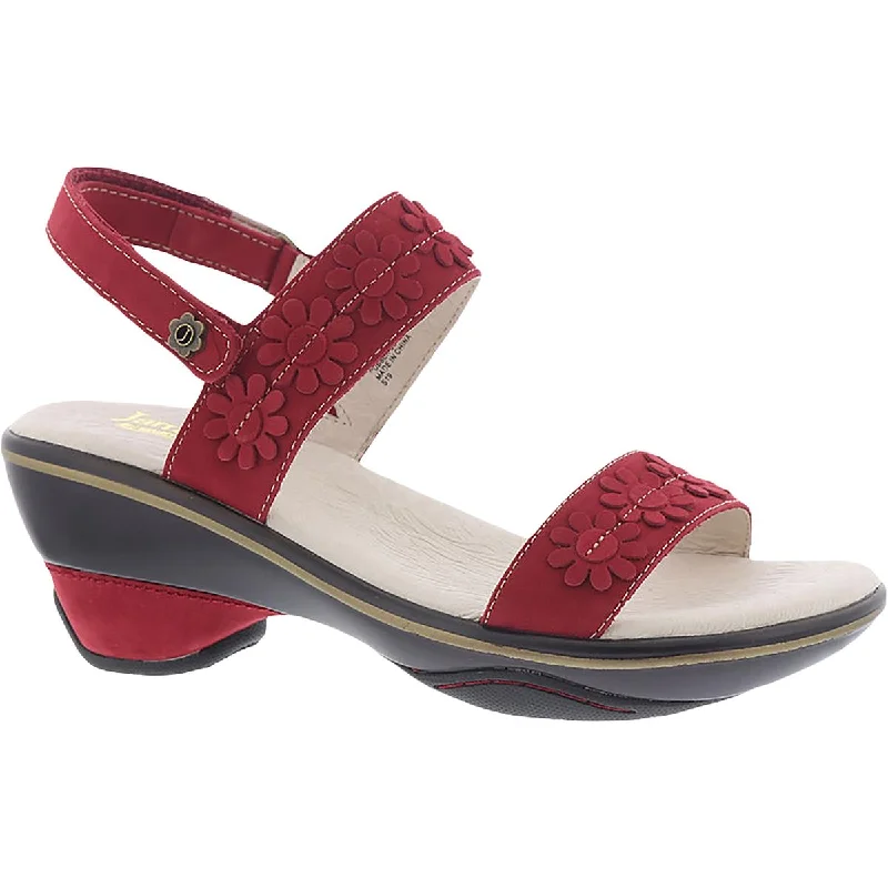 Modern Casual Shoes Jambu Womens Daisy Leather Adjustable Heel Sandals