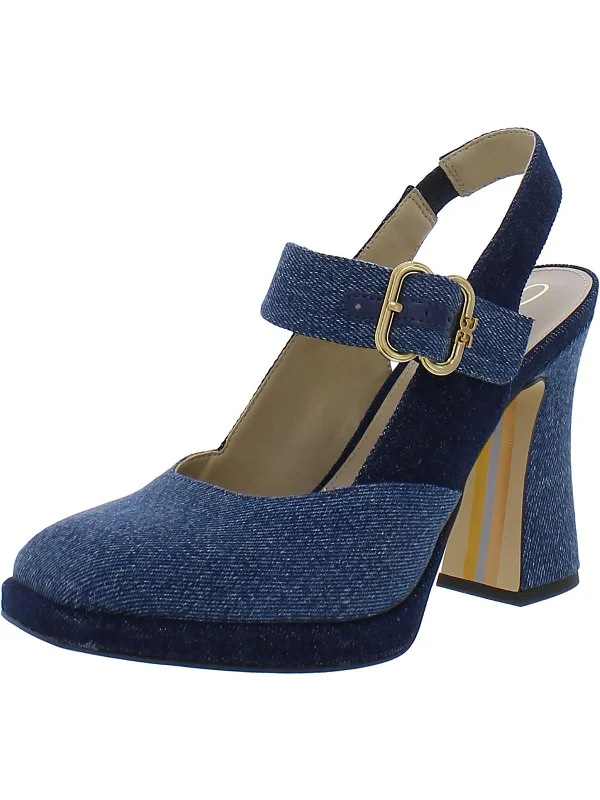 Women's Effortless Slip-Ons Jildie Womens Covered Heel Mary Jane Slingback Sandals