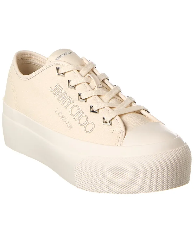 Non-Slip Shoes Jimmy Choo Palma Maxi/F Canvas Sneaker