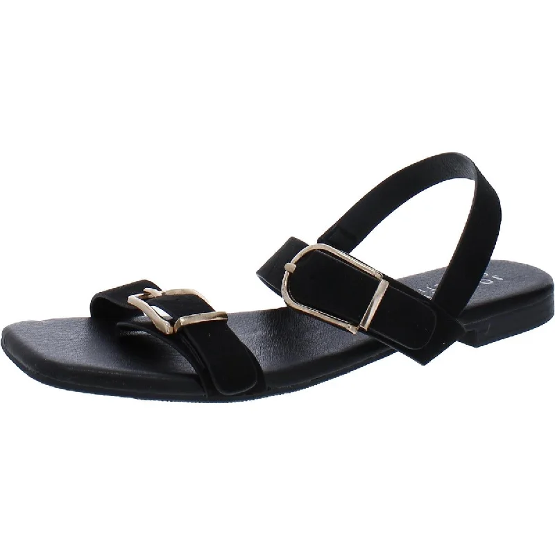 Comfortable Dress Shoes Journee Collection Womens 006520 Faux Leather Warm Slingback Sandals