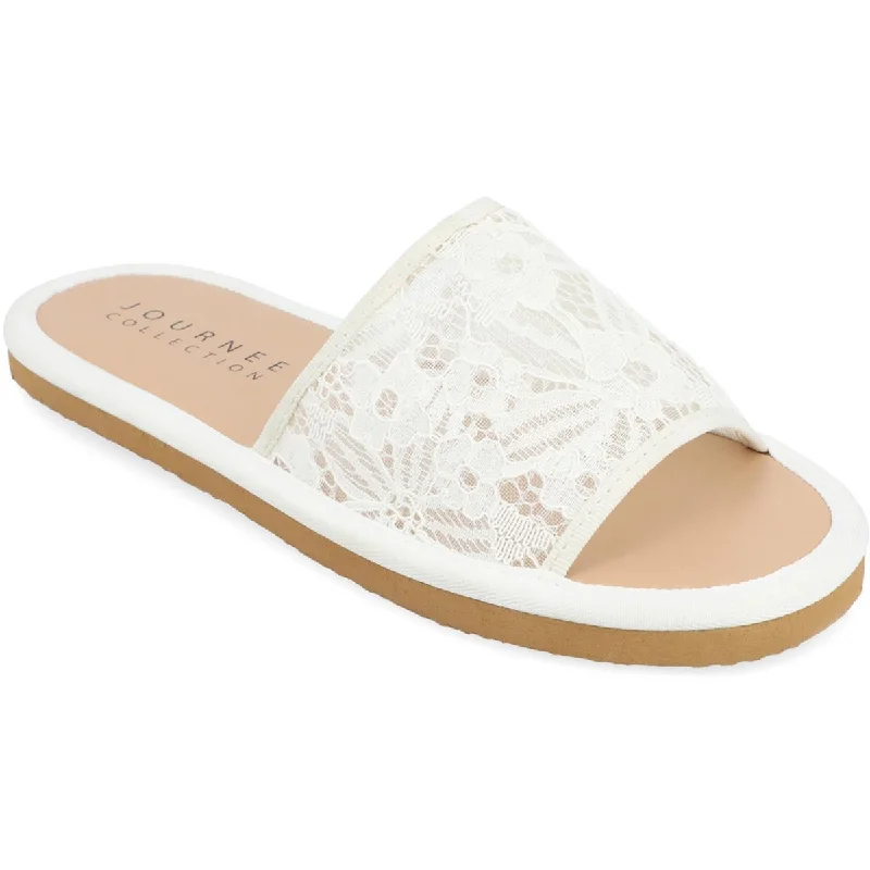 Outdoor Shoes Sale Journee Collection Womens Eniola Flat Slip On Slide Sandals