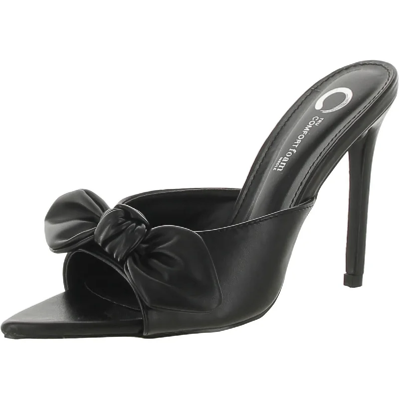 Contemporary Fashion Sale Journee Collection Womens Faux Leather Slip On Heels