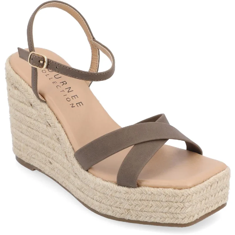 Sleek Versatile Footwear Journee Collection Womens Raniya Wedge Platform Espadrilles Sleek Versatile Footwear Journee Collection Womens Raniya Wedge Platform Espadrilles