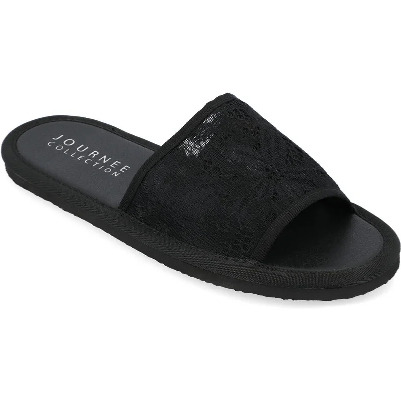 Discount Extravaganza Journee Collection Womens Slip On Flats Slide Sandals