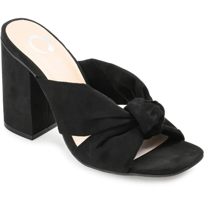Casual Slip-Ons Promotion Journee Collection Womens Tabithea Faux Suede Slip-On Slide Sandals