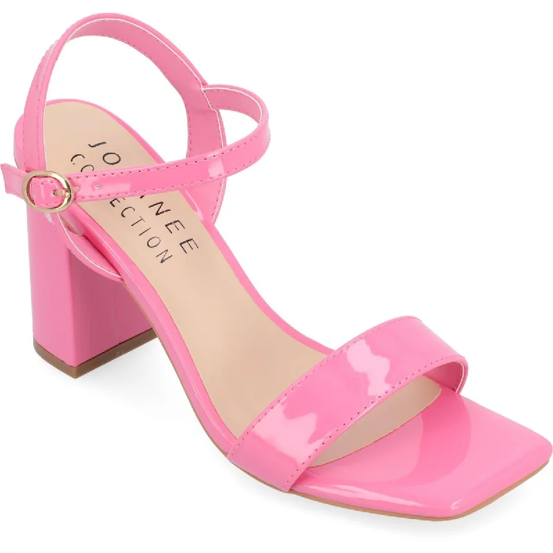 Premium Casual Footwear Journee Collection Womens Tivona Buckle Ankle Strap Block Heel