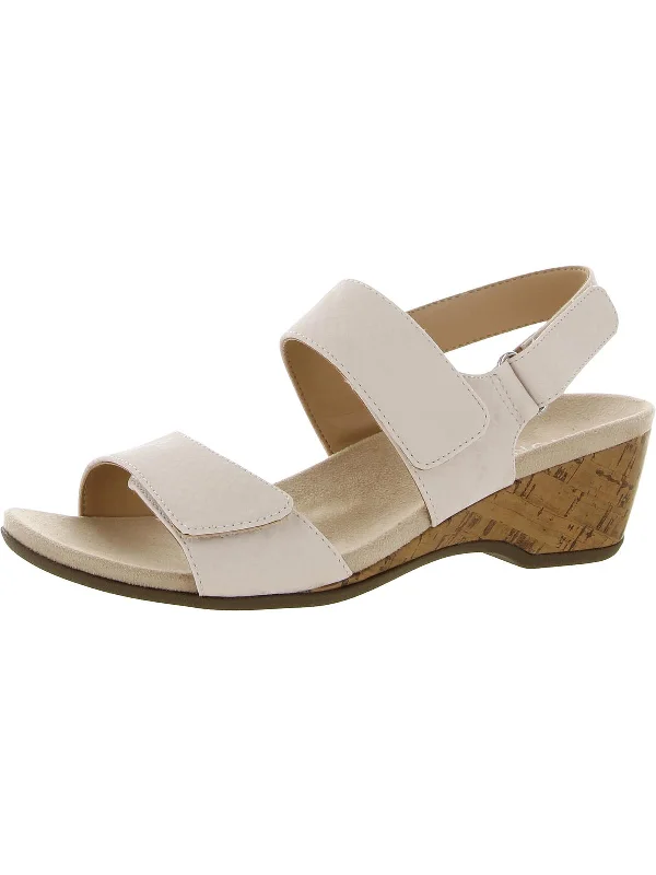 Comfortable Casual Shoes Kanya Womens Embossed Man Made Wedge Sandals
