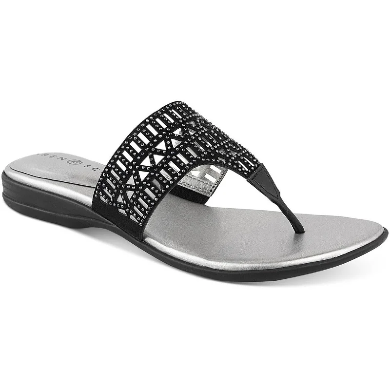 Discount Store Karen Scott Womens Soniya  Slip On Flip-Flops Thong Sandals