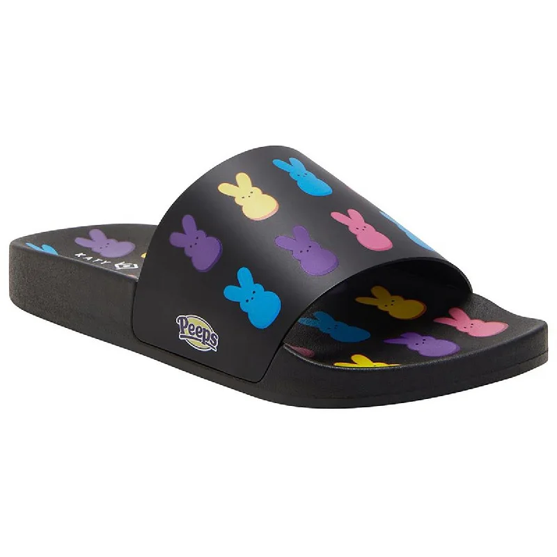 Soft Sole Casual Shoes Katy Perry Womens The Peeps Bunny Slide Flat Slip On Slide Sandals Soft Sole Casual Shoes Katy Perry Womens The Peeps Bunny Slide Flat Slip On Slide Sandals