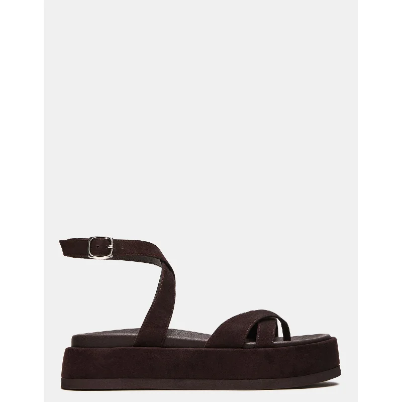 Minimalist Casual Shoes Keller Brown Suede
