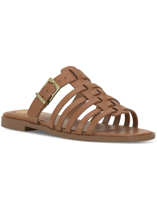 Non-Slip Shoes Offers Lemenda Womens Leather Slide Sandals
