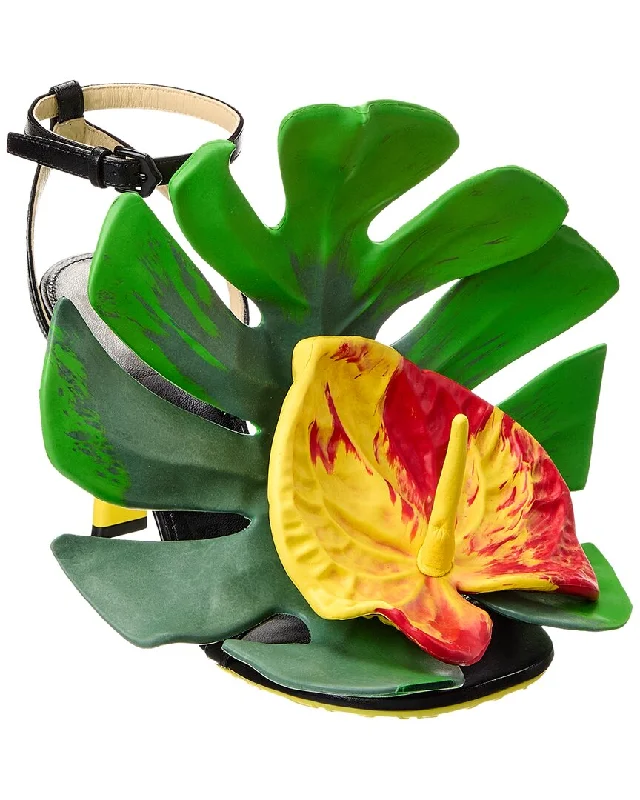 Budget Saver Loewe Petal Leather Sandal