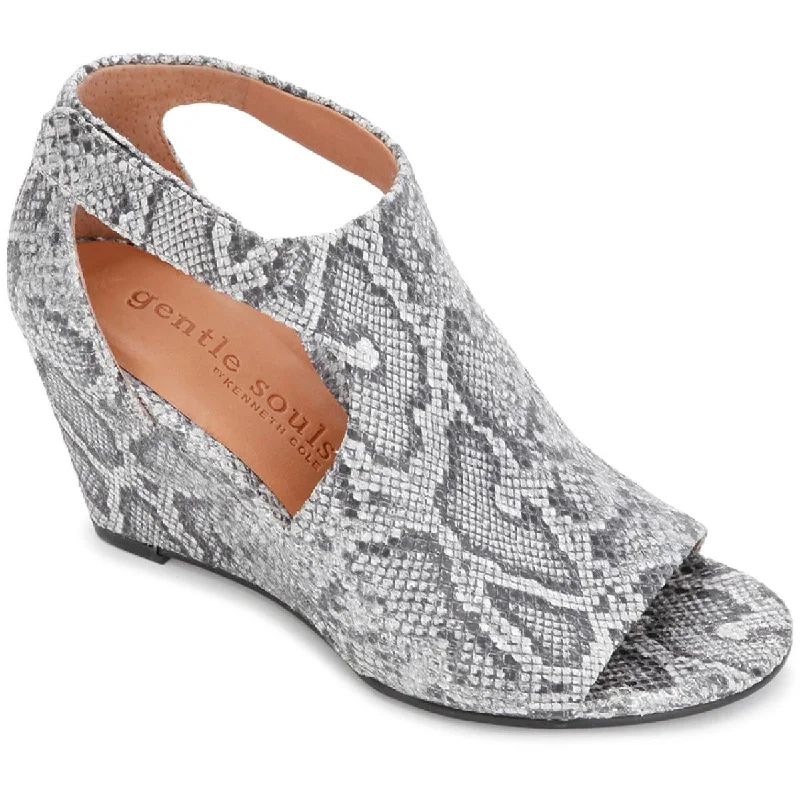 Lightweight Shoes Lunette 75 Hooded Womens Leather Wedges