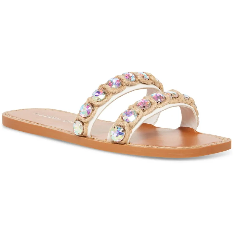Cozy Indoor Slippers Deals Madden Girl Womens ACCLAIM Faux Leather Slide Sandals