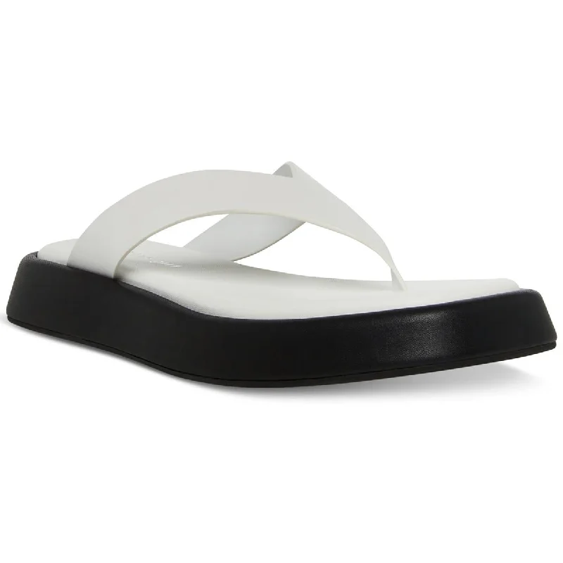 Functional Comfort Shoes Deals Madden Girl Womens Lady Faux Leather Flip-Flops Thong Sandals Functional Comfort Shoes Deals Madden Girl Womens Lady Faux Leather Flip-Flops Thong Sandals
