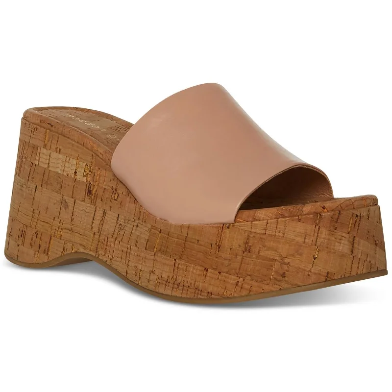 Vintage Boots Deals Madden Girl Womens ZAHARRA Square Toe Wedge Wedge Sandals