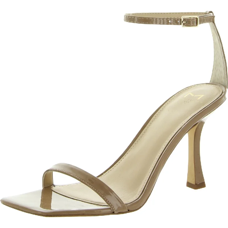 Women's Fashion-Forward Flats Marc Fisher LTD Womens Jalina Buckle Ankle Strap Heel Sandals