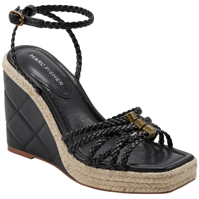 Seasonal Style Discounts Marc Fisher Womens Hayla Strappy Man Made Wedge Sandals