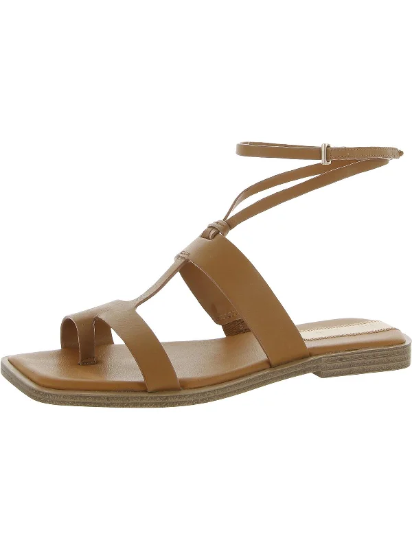 Stylish All-Day Wear Shoes Maren  Womens Leather Open Toe Ankle Strap