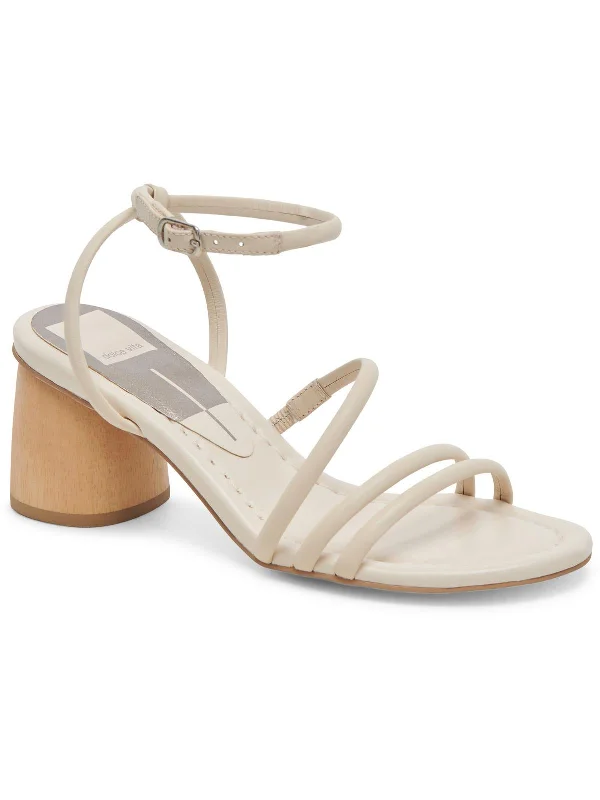 Effortless Style Shoes Sale Mikael Womens Leather Ankle Strap Heels