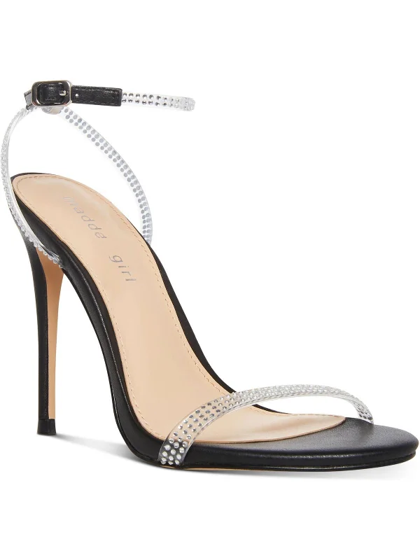 Modern Fashion Sale Missy Womens Rhinestone Ankle Strap Strappy Sandals