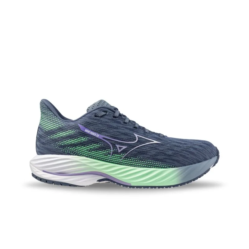 Luxury Boots Sale Mizuno Women's Wave Rider 28 - Citadel/White