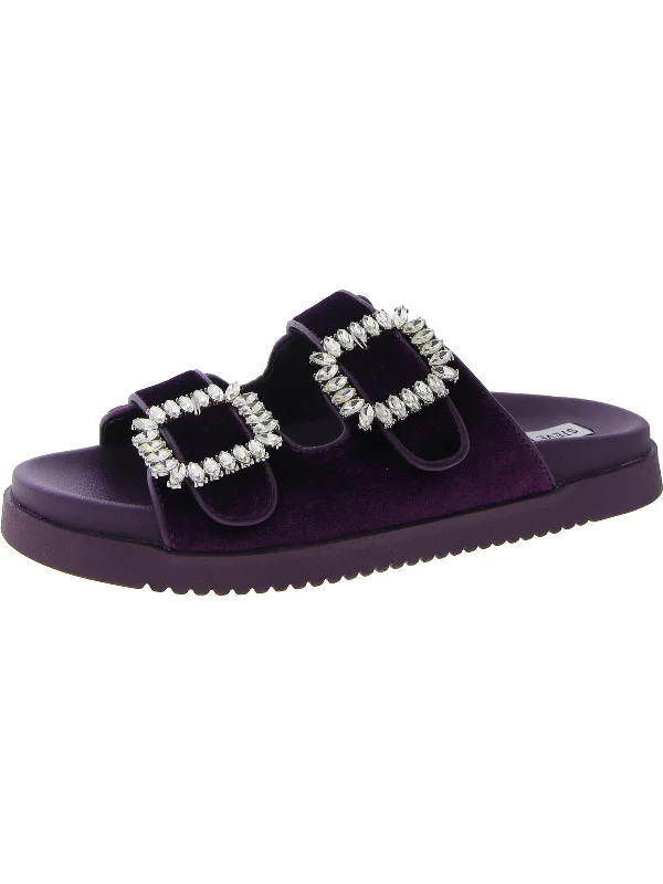 Women's Trendy Boots Mystik Womens Velvet Slide Sandals
