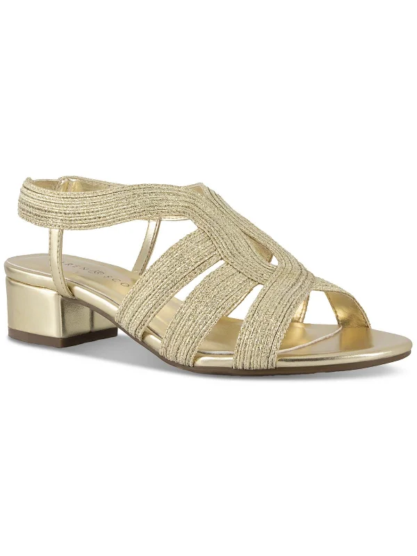 Non-Slip Work Shoes Sale Nathena Womens Glitter Slingback Strappy Sandals