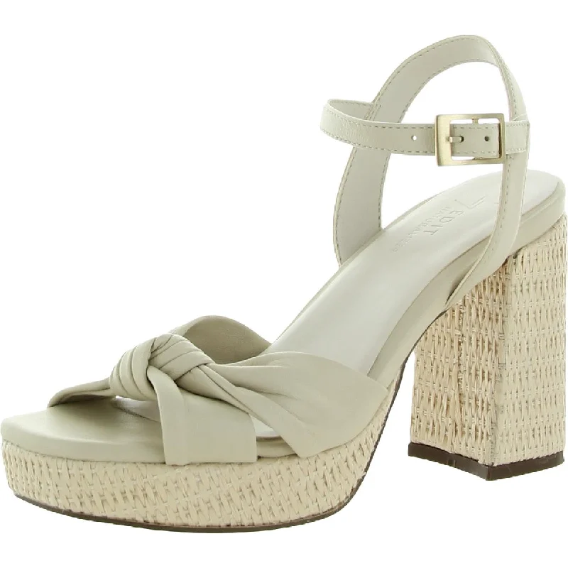 Romantic Chic Deals Naturalizer Womens Jennice Leather Slingback Platform Sandals