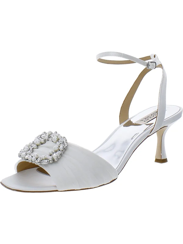 Sustainable Fashion Extravaganza Nimah  Womens Buckle Ankle Strap Heels
