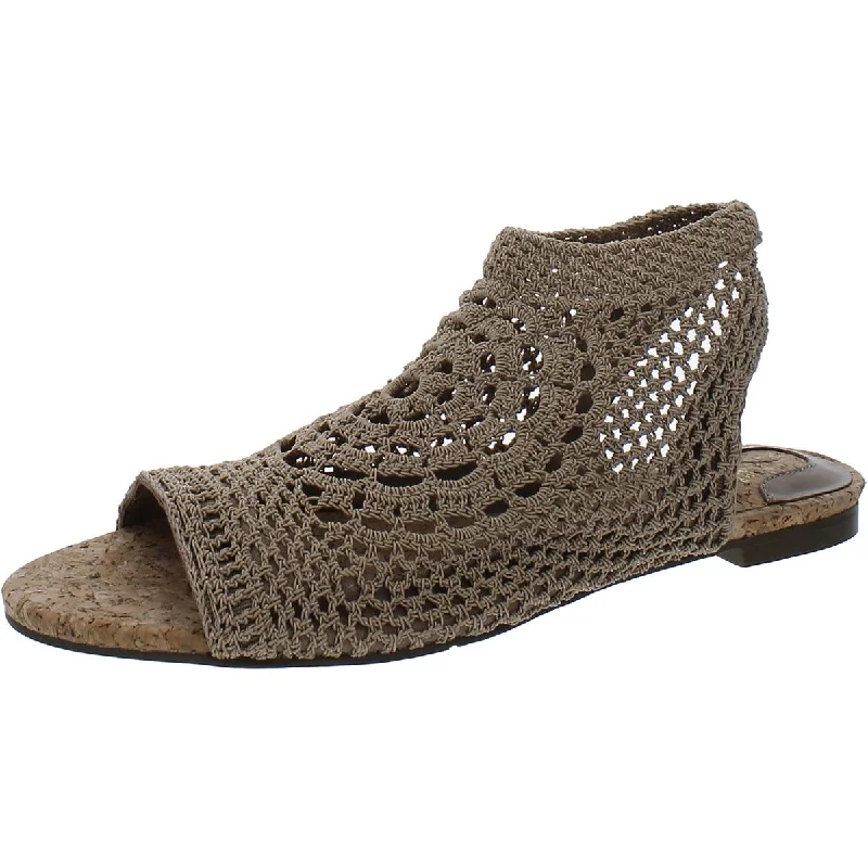 Women's Fluffy Indoor Shoes Nina Originals Womens Smile Macrame Slip-On Slide Sandals