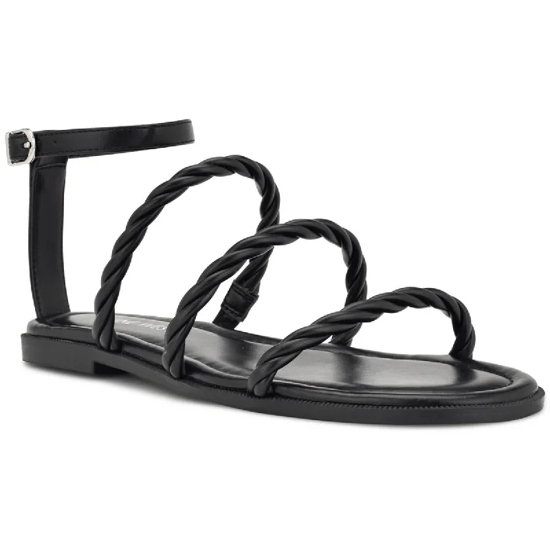 Buy More, Save More Nine West Womens Faux Leather Strappy Sandals