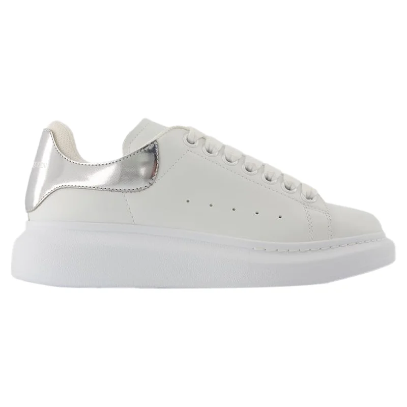 Flash Sales Oversized Sneakers - Alexander McQueen - Leather - White/Silver